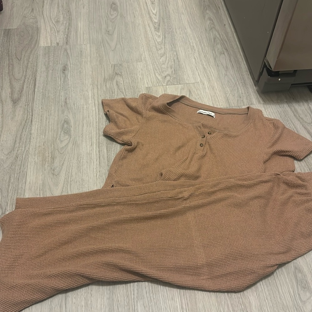 Abercrombie waffle lounge set